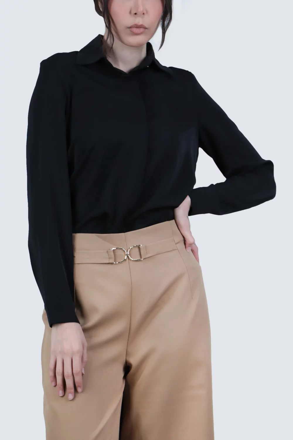 شومیز دکمه مخفی - Image 7