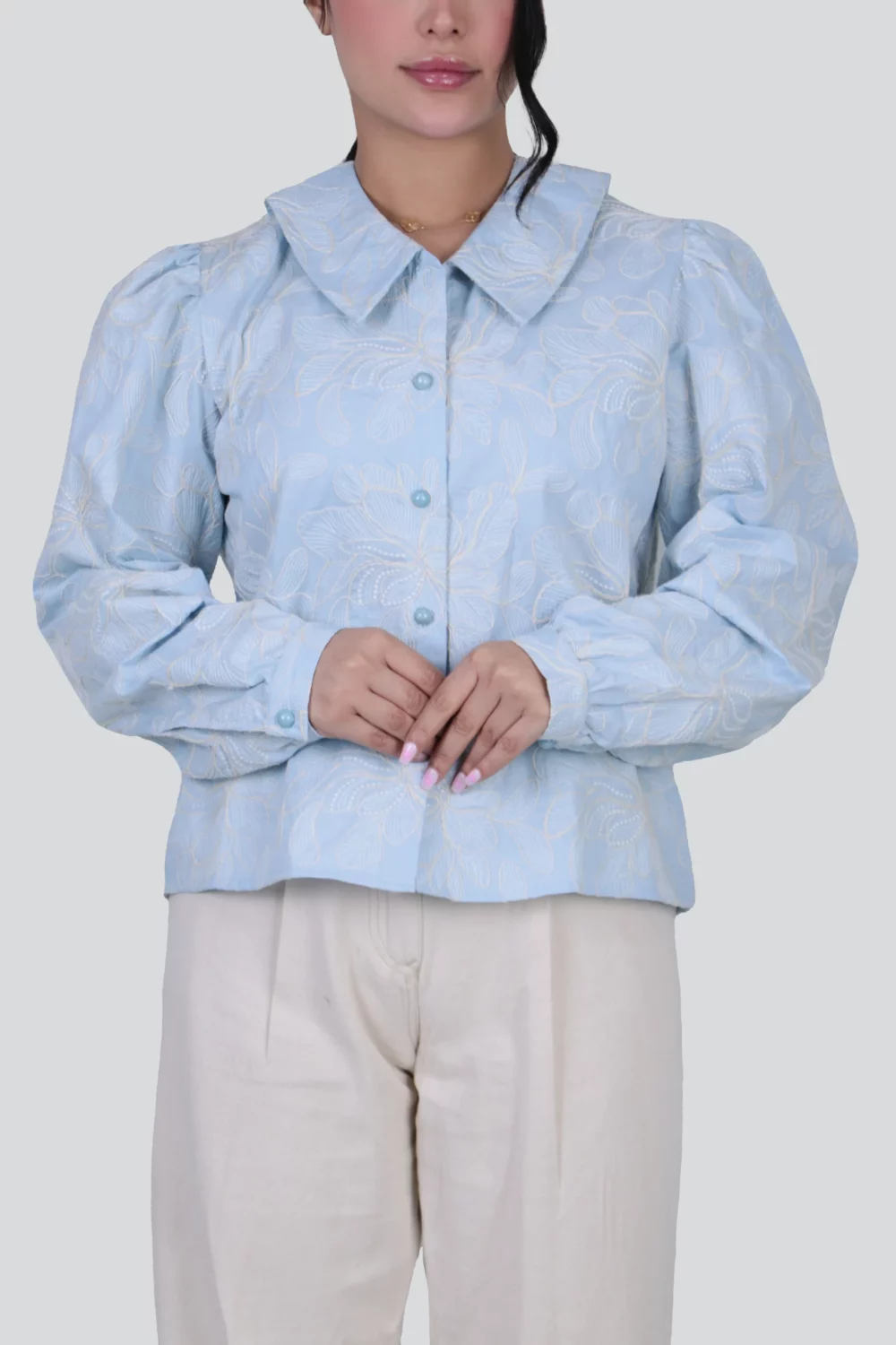 شومیز یقه خرگوشی - Image 2
