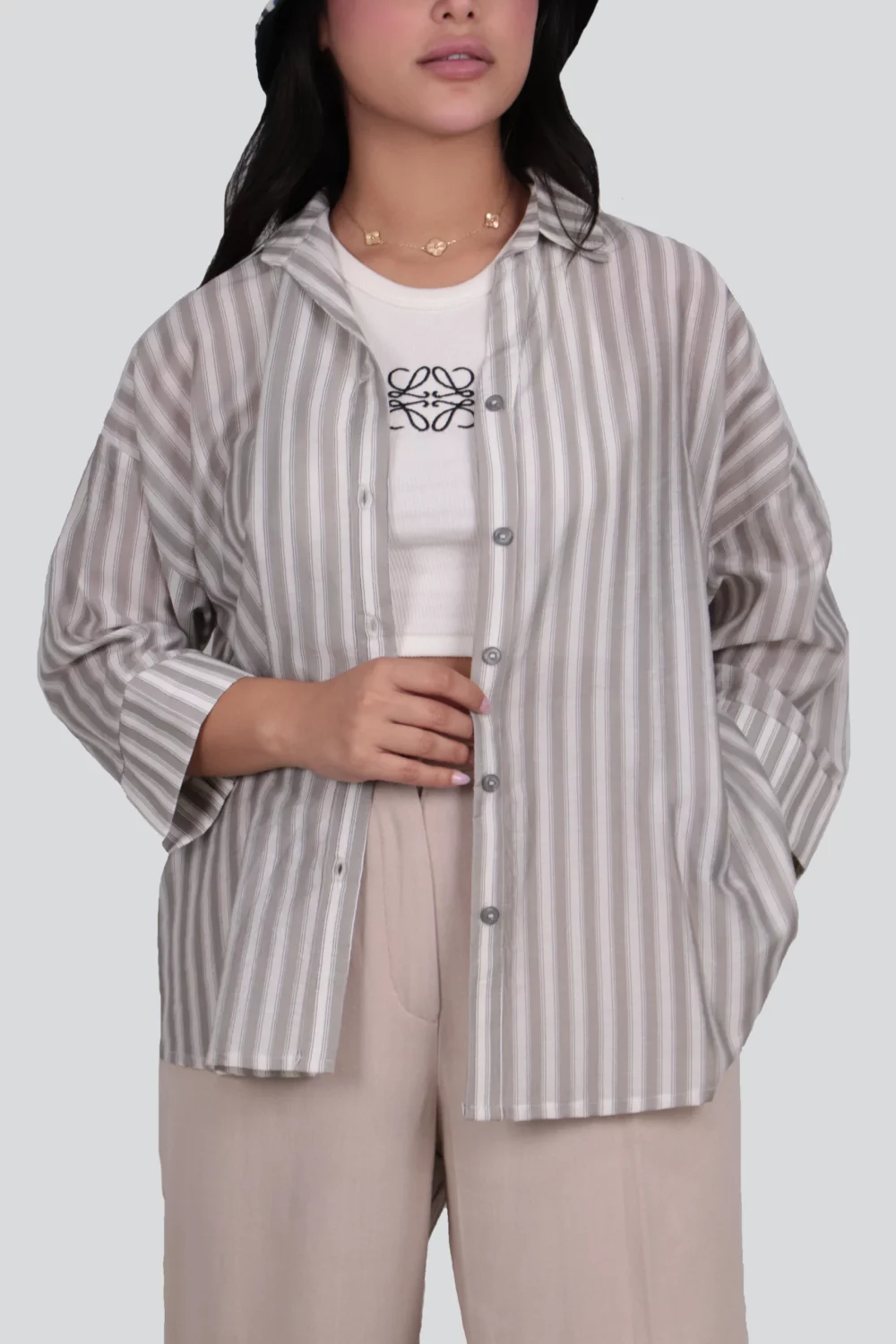 تونیک راه راه پهن - Image 5